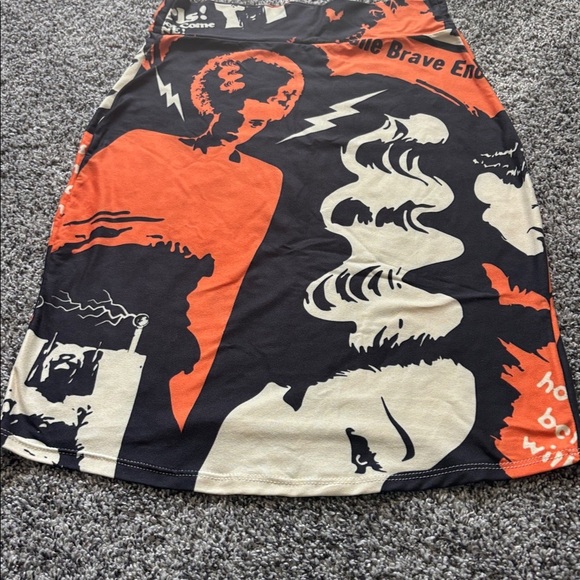 EUC Bride of Frankenstein Halloween Skirt Medium - Picture 10 of 13